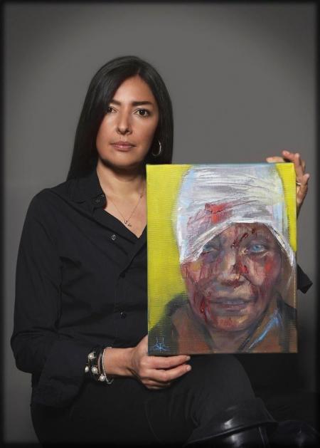 Портрет мешканки Чугуєва, яка стала обличчям війни, продали за $100 тисяч