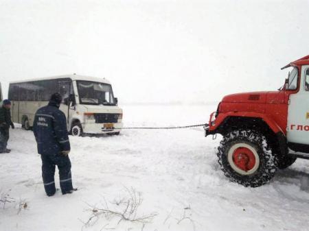 Полтавскую область восстанавливают после крупнейшего за пять лет снегопада