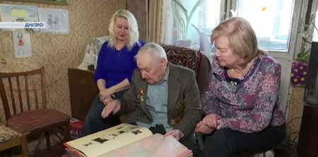 В Днепре долгожитель отметил 100-летний юбилей