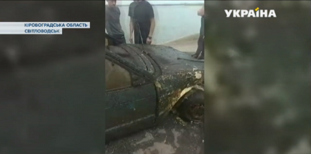 В Кировоградской области в водохранилище выловили украденный автомобиль