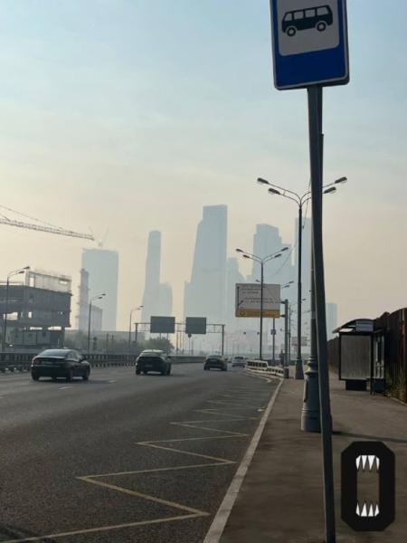 Москва у диму: столицю Росії накрив потужний смог, попіл падає на людей