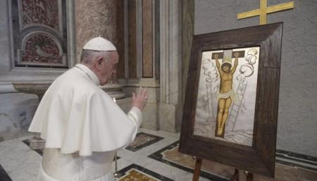Папа Римский благословил чудотворную икону из Украины
