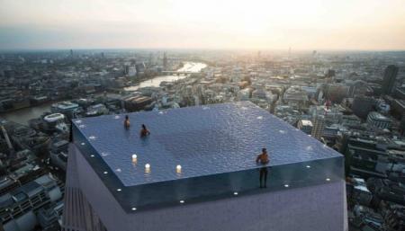 На крыше лондонского небоскрёба появится бассейн с 360-градусным обзором