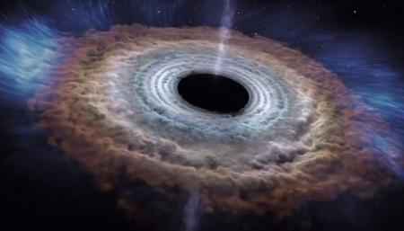 Астрономы выяснили, как «питается» сверхмассивная черная дыра