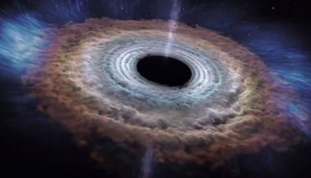 Черная дыра в галактике оказалась ближе к Земле, чем считалось