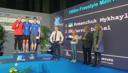 Украинские пловцы выиграли в Люксембурге три «золота» и установили мировой рекорд