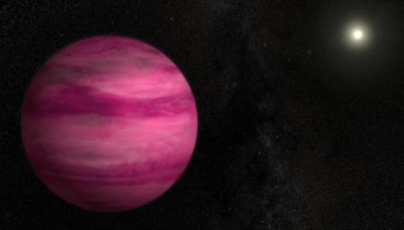 NASA показало огромную планету необычного цвета