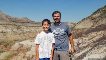 В Канаде 12-летний мальчик нашел скелет динозавра