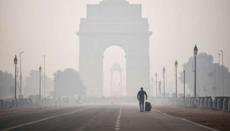 В Индии после «фестиваля огней» небо затянул токсичный смог