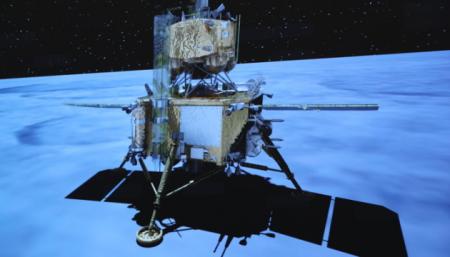 Китайский зонд успешно передал собранные образцы с Луны орбитальному комплексу