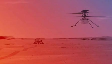 В NASA рассказали о деталях первого полета вертолета на Марсе