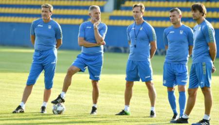 Сборная Украины по футболу начала подготовку к Евро-2020