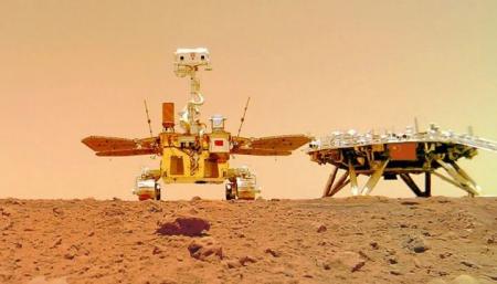 Китайский марсоход проработал на поверхности Красной планеты 100 дней