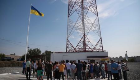 Новая 150-метровая телебашня вещает на оккупированную Луганщину