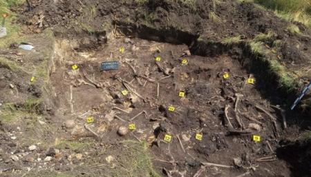 На Львівщині знайшли масове поховання загиблих бійців УПА