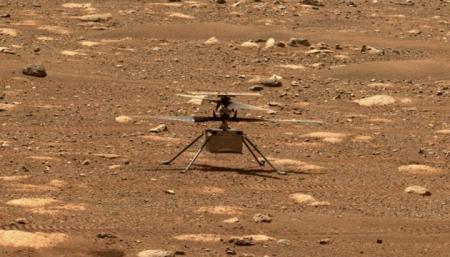 Мінігелікоптер NASA знову злетів над Марсом і наробив фото