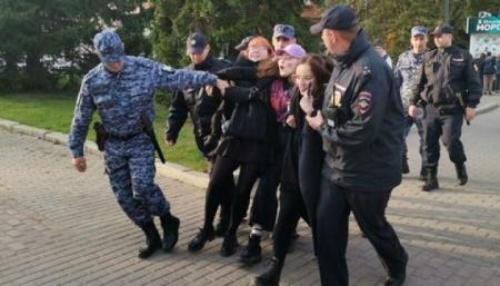 На нових акціях проти мобілізації в росії затримали вже понад 820 осіб