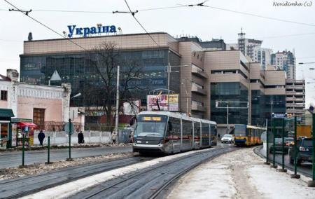 Скоростной трамвай в Киеве не будет работать 3 дня