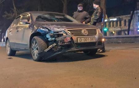 В Киеве дипломатическое авто России попало в ДТП 