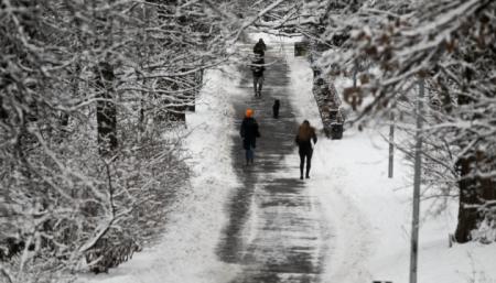 В Україні сьогодні невеликий мокрий сніг, температура вдень до +11°