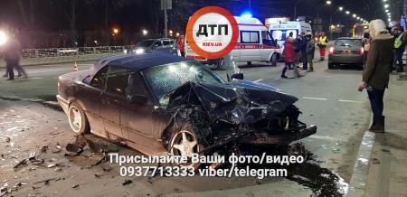 Серьезное ДТП в Киеве с авто на донецких номерах: 5 пострадавших