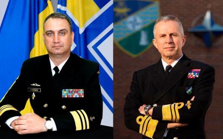 Командувач ВМС ЗСУ з командувачем Морського командування НАТО обговорили загрози з боку РФ на морському напрямку