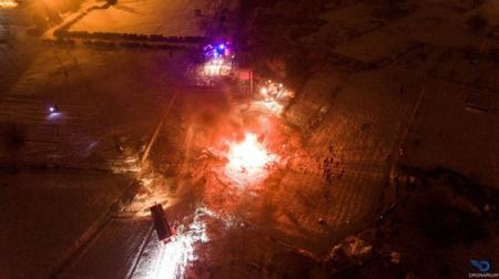 Из-за крушения вертолета в Кременчуге погибли четыре человека