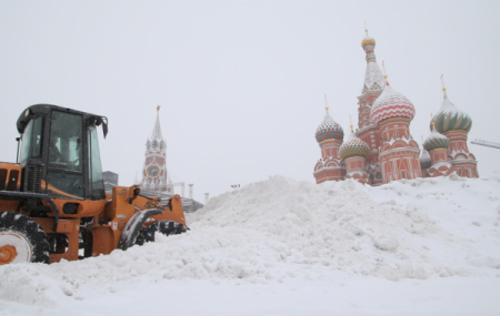 В Москве снегопад установил 100-летний рекорд 