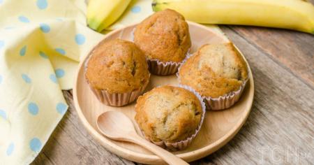 Як приготувати вівсяно-бананові кекси в мікрохвильовій печі