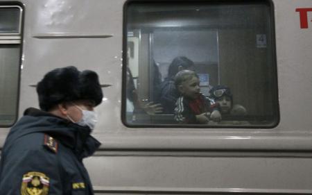 Через бронепоїзд Путіна зупинили залізничний рух під Москвою