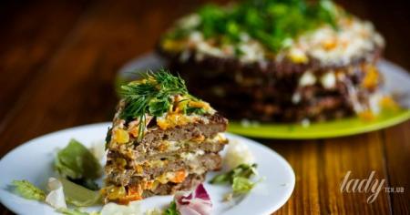 Печінковий торт із грибами та сиром: рецепт фантастично-смачної страви