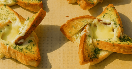 Хлібні кошики з зеленню та сиром: рецепт простої та смачної закуски