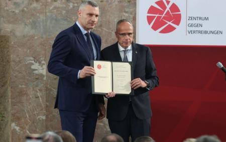 Кличка нагородили премією за права людини ім. Франца Верфеля