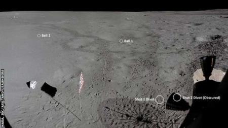 На Луне нашли мячи для гольфа, которыми играли астронавты 