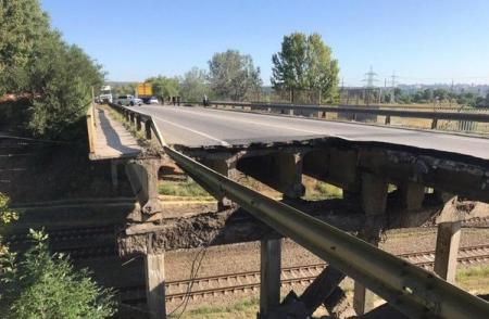 Укравтодор объяснил, почему упал мост в Харькове 