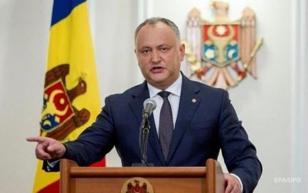 Президент Молдовы попал в ДТП