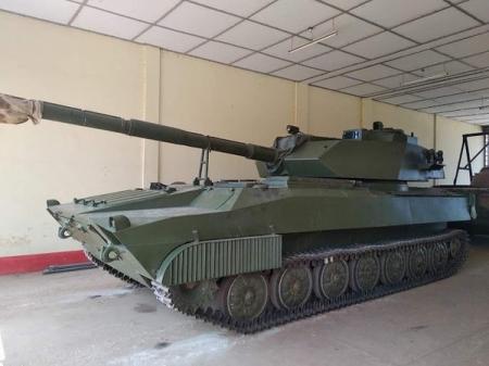 Появилось фото танка Гвоздика, созданного в Мьянме при участии Украины 