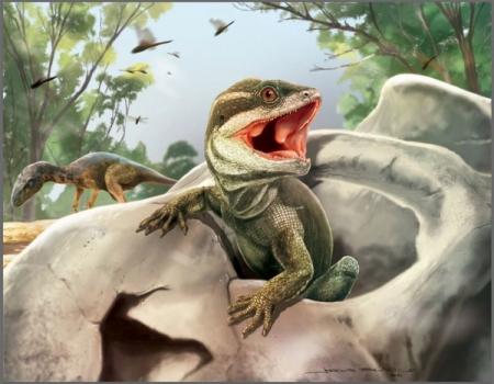 Ученые нашли окаменелого предка всех чешуйчатых рептилий 