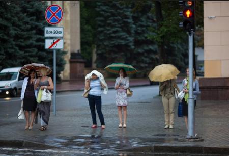 На выходных Украину накроют дожди