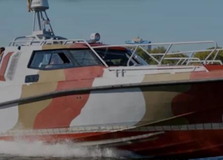 Морская охрана ГПСУ получила новый катер с двумя водометами 