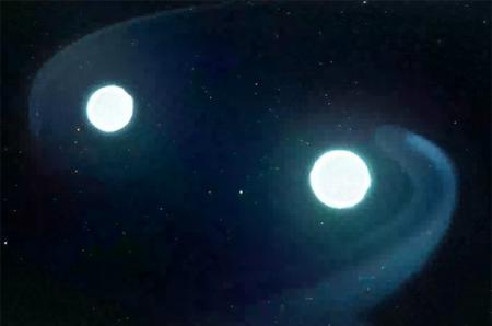 Астрономы увидели рождение двойной нейтронной звезды 