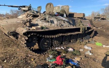 У Міноборони відзвітували про втрати РФ: понад 500 одиниць техніки і майже 3 тисячі солдатів