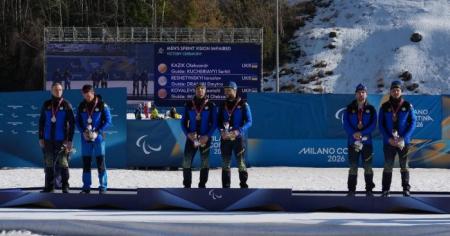 Україна здобула другий за день подвійний подіум на Паралімпіаді-2026