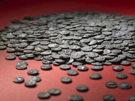 В Баварии нашли огромный клад древнеримских серебряных монет