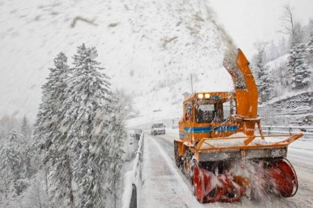 В Австрии сильные снегопады