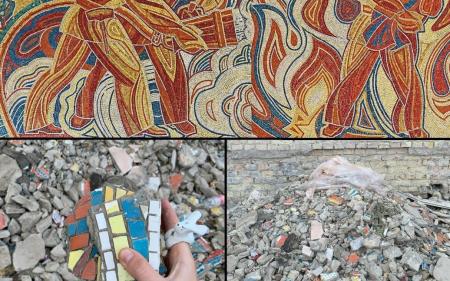 В Києві невідомі знищили унікальну мозаїку: в чому її цінність