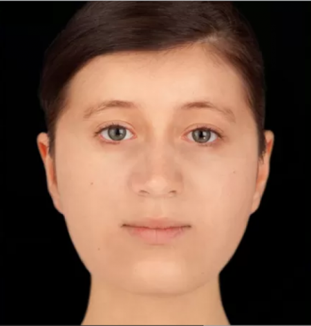 Вчені відтворили обличчя дівчини, яка померла 1300 років тому