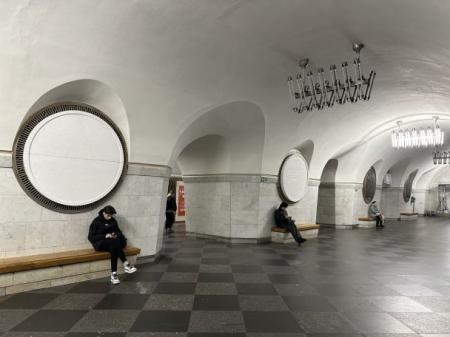 В Києві на метро 