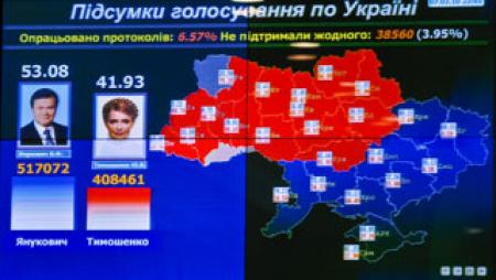 Результаты 2-го тура выборов президента Украины
