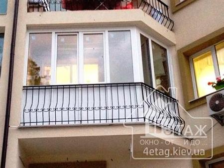 Цены на остекление балкона в Киеве и области, фирма 